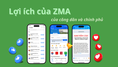 LỢI ÍCH CỦA ZMA ĐỐI VỚI CÔNG DÂN VÀ CHÍNH PHỦ